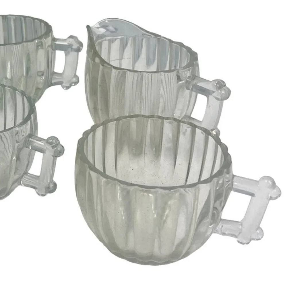 Vintage clear glass